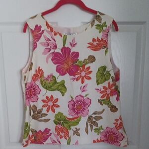 Floral Sleeveless Top